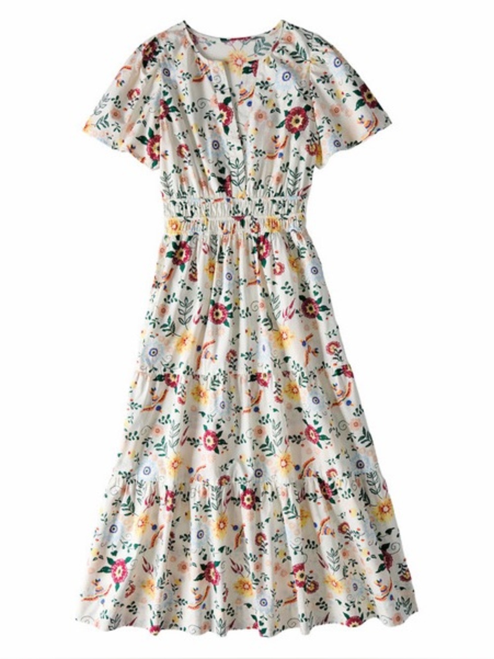 Serra Floral Maxi Dress Small